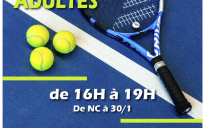 Tournoi double adulte